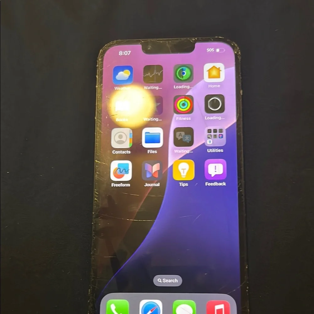 Smartphone with Black Finish
